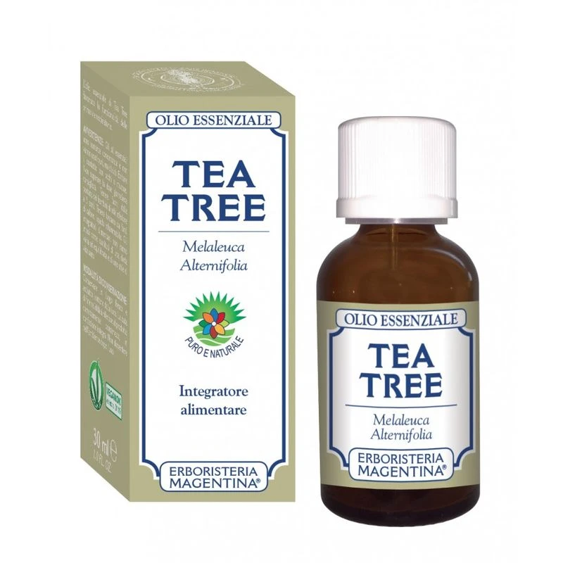 Erboristeria Magentina Tea Tree Olio Essenziale 30ml 1 Erboristeria Magentina Tea Tree Olio Essenziale 30ml
