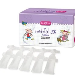 Steve Jones Buona Nebial 3% Flaconcini Per Aerosol Soluzione Salina 20 Flaconcini Da 5ml