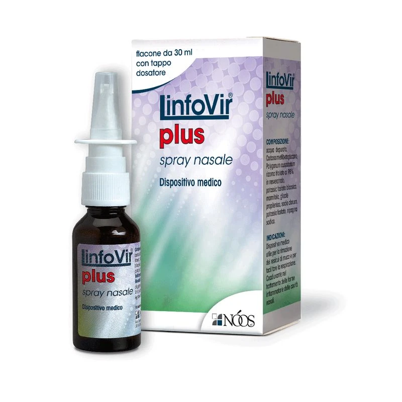 NOOS SRL LinfoVir Plus Spray Nasale 30ml 1 NOOS SRL LinfoVir Plus Spray Nasale 30ml