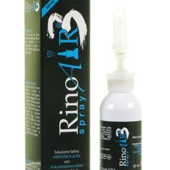 Shedir Pharma Rinoair 3% Spray Nasale No Gas Ipertonico Con Acetilcisteina 50 Ml