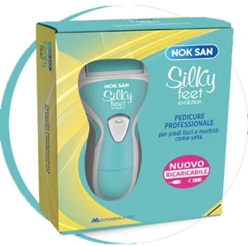 Montefarmaco OTC Nok San Silky Feet Evolution Pedicure Professionale Ricaricabile