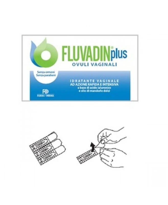 Farma-Derma Fluvadin Plus Ovuli Vaginali Per Contrastare La Secchezza Vaginale 10 Pezzi 1 Farma-Derma Fluvadin Plus Ovuli Vaginali Per Contrastare La Secchezza Vaginale 10 Pezzi
