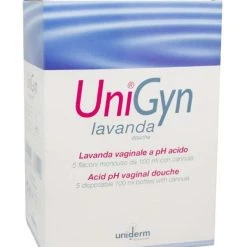UNIDERM Unigyn Lavanda Vaginale Monouso 5 Flaconcini
