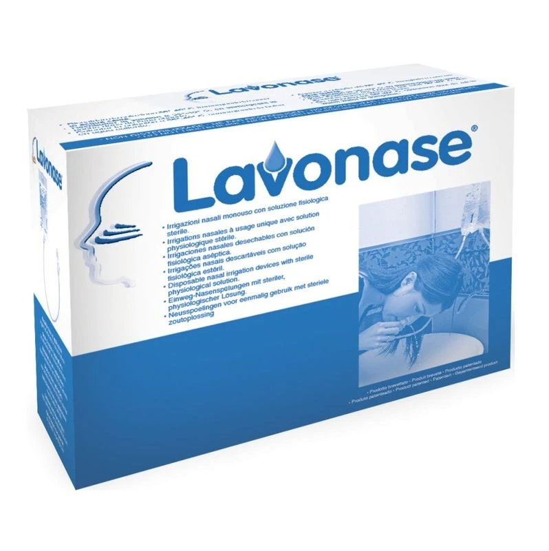 PURLING Srl Lavonase 5 Sacche Da 500 Ml +5 Dispositivi Per Irrigazione Nasale 1 PURLING Srl Lavonase 5 Sacche Da 500 Ml +5 Dispositivi Per Irrigazione Nasale