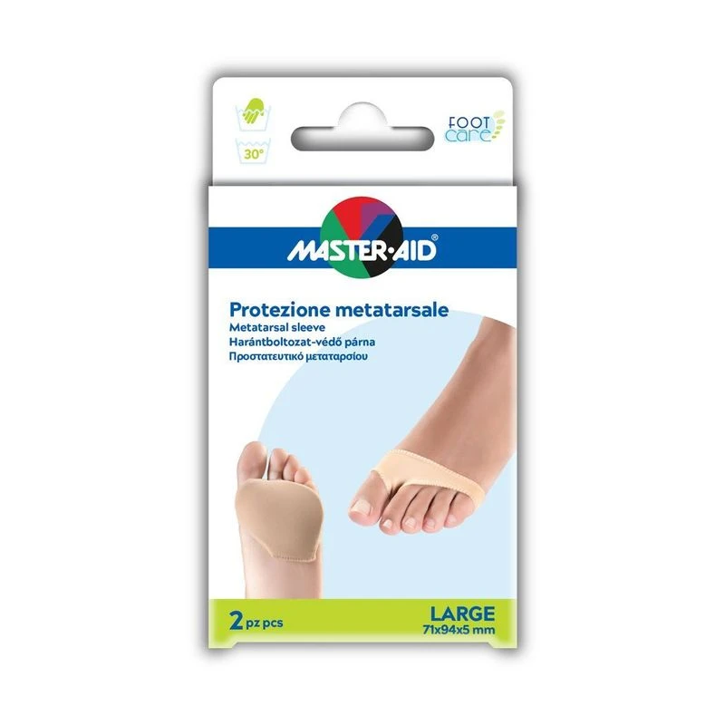 Master-Aid Foot Care Protezione Metatarsale 2 Pezzi Large 1 Master-Aid Foot Care Protezione Metatarsale 2 Pezzi Large