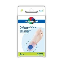 Master-Aid Foot Care Plantare Per Tallone In Silicone 2 Pezzi Small