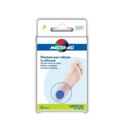 Master-Aid Foot Care Plantare Per Tallone In Silicone 2 Pezzi Medium