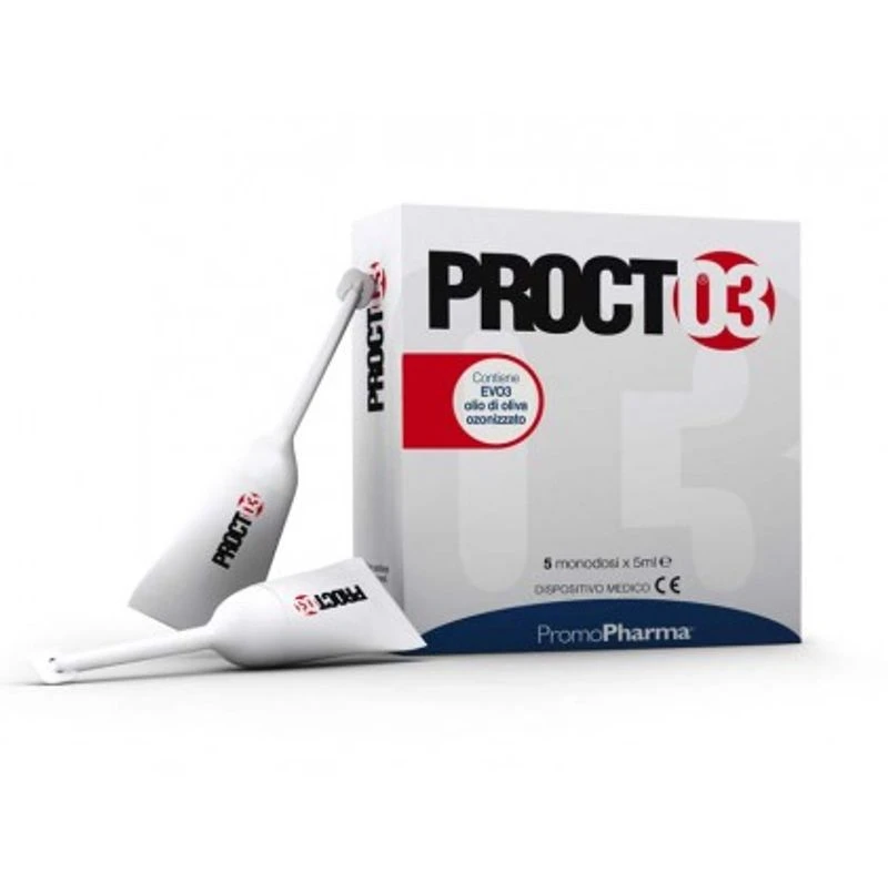 PromoPharma Proct03 Trattamento Delle Emorroidi 5 Monodosi 1 PromoPharma Proct03 Trattamento Delle Emorroidi 5 Monodosi