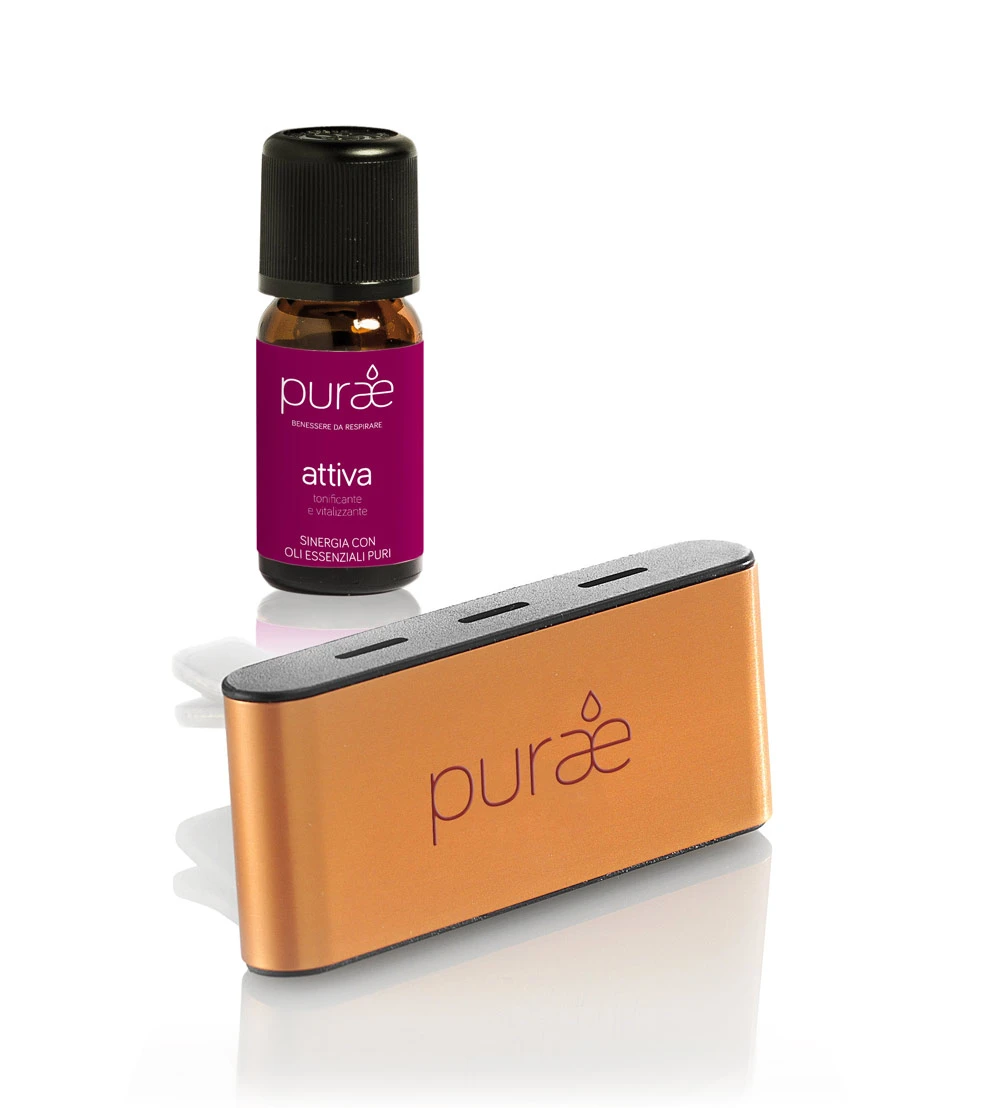 Purae Attiva Tonificante E Vitalizzante Diffusore Per Auto Con Oli Essenziali 1 Purae Attiva Tonificante E Vitalizzante Diffusore Per Auto Con Oli Essenziali