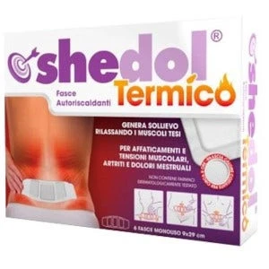 SHEDIR PHARMA Srl Unipersonale Shedol Termico 6 Fasce Autoriscaldanti Monouso 1 SHEDIR PHARMA Srl Unipersonale Shedol Termico 6 Fasce Autoriscaldanti Monouso