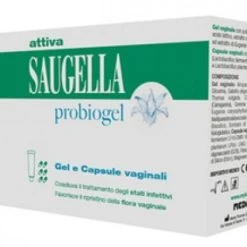 Saugella Attiva Probiogel Gel E Capsule Vaginali Gel Da 30ml+ 6 Capsule Vaginali