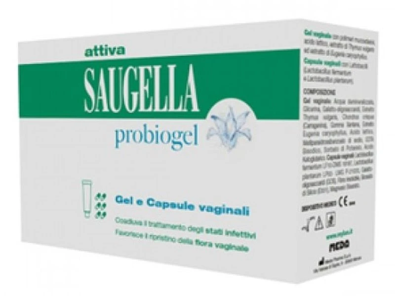Saugella Attiva Probiogel Gel E Capsule Vaginali Gel Da 30ml+ 6 Capsule Vaginali 1 Saugella Attiva Probiogel Gel E Capsule Vaginali Gel Da 30ml+ 6 Capsule Vaginali