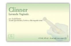 ABBATE GUALTIERO SRL Clinner Lavanda Vaginale 4 Flaconi 140ml + 4 Cannule Vaginali Monouso Blister