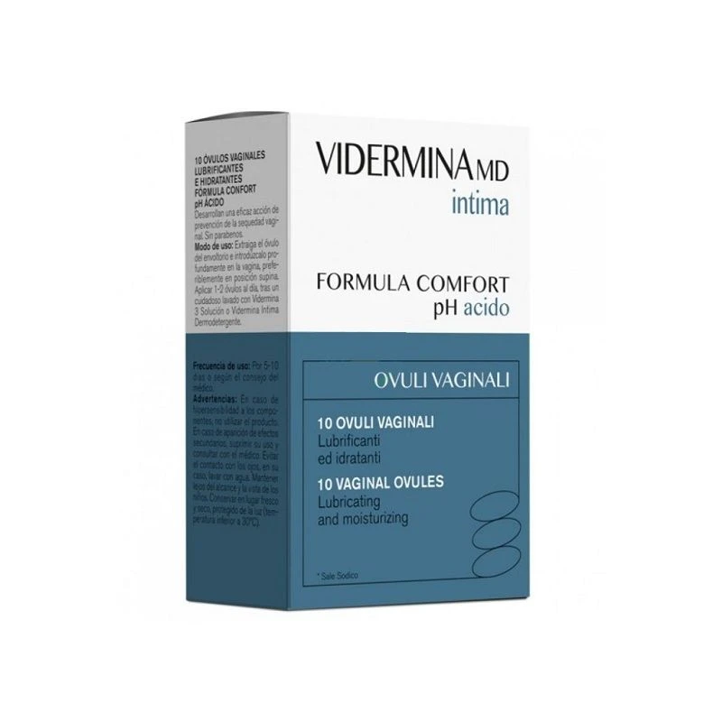 ISTITUTO GANASSINI Ganassini Vidermina 10 Ovuli Lubrificanti 1 ISTITUTO GANASSINI Ganassini Vidermina 10 Ovuli Lubrificanti