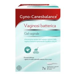 Bayer Gyno-Canesbalance Vaginosi Batterica Gel Vaginale 7 Flaconcini Applicatori Monouso Da 5ml
