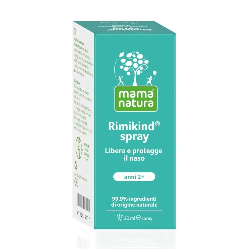 SCHWABE PHARMA ITALIA Mama Natura Rimikind Spray Naso Chiuso Del Bambino 20ml 1 SCHWABE PHARMA ITALIA Mama Natura Rimikind Spray Naso Chiuso Del Bambino 20ml