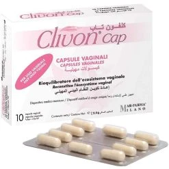 MAR-FARMA Srl Mar-Farma Clivon Cap Riequilibra La Microflora Batterica 10 Capsule Vaginali