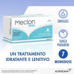 Meclon Idra Idratante Vaginale Emulgel 7 Monodose Da 5ml
