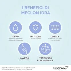 Alternative view of Meclon Idra Idratante Vaginale Emulgel 7 Monodose Da 5ml