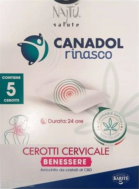 Najtu Canadol Rinasco Benessere Cerotti Cervicale Con Cannabis Sativa 5 Pezzi 1 Najtu Canadol Rinasco Benessere Cerotti Cervicale Con Cannabis Sativa 5 Pezzi