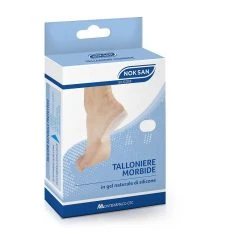 NOK SAN Noksan Talloniere Morbide In Gel Naturale Di Silicone Tg M 37/39 Da 2 Pezzi