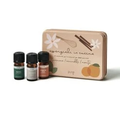 Purae Cofanetto Oli Essenziali In Cucina Kit Dolci E Dessert 3x5ml