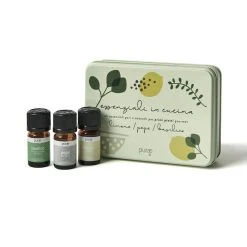 Purae Cofanetto Oli Essenziali In Cucina Kit Primi Piatti 3x5ml