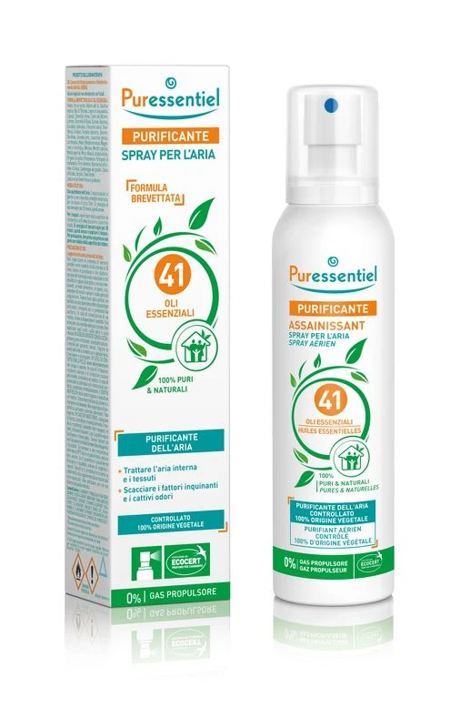 Puressentiel Purificante Spray Per L'Aria 41 Oli Essenziali 200ml 1 Puressentiel Purificante Spray Per L'Aria 41 Oli Essenziali 200ml