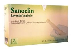 ABBATE GUALTIERO SRL Sanoclin Lavanda Vaginale 4 Flaconi 140ml