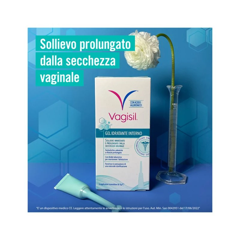 Vagisil Intima Gel Idratante Vaginale 6x5g 2 Vagisil Intima Gel Idratante Vaginale 6x5g - immagine 2